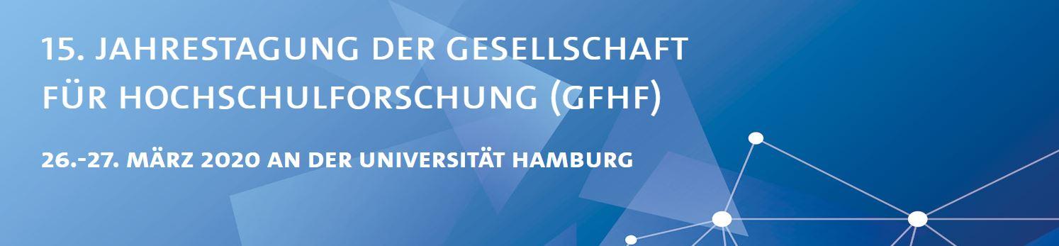 Logo zur 15. Jahrestagung der GfHf 2020 in Hamburg